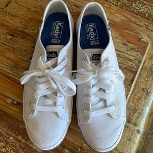 Bright White Keds
